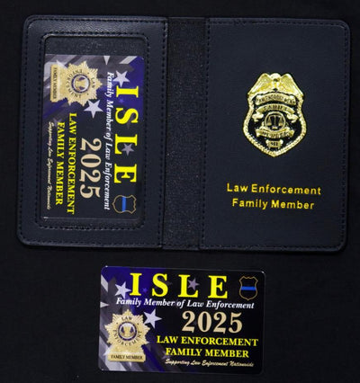 iSupportLE "Family Member" Wallet with Mini Badge 2025