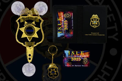 FULL SET: "Supporter" Windshield Badge Display + Wallet + 2025 Card + License Plate Frame