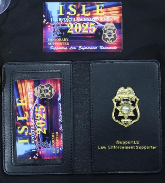 iSupportLE "Supporter" Wallet with Mini Badge